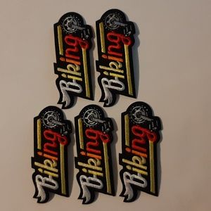 Biking 🚲 - Girl Scout Fun Patch Bundle - NEW Iron On 🦋❤